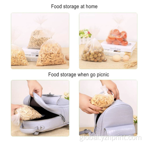 Insulated Food Delivery Bags Clear Food Grade Poly Bags Bag Food Storage Factory